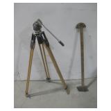 Camera Fluid Head & Tripod See Info