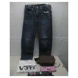 NIP Shirt, Levi Jeans, Ed Hardy Wallet & Umbrella