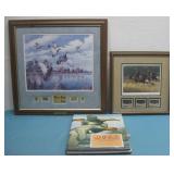 Framed Duck Stamps, Duck Print, Book See Info