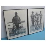 Two Framed Hunting Photograph Prints See
