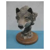 Wolf Sculpture #4103 'Before The Chase' See Info