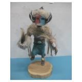 Vtg Artist Signed Hototo Yazzie 12' Kachina