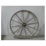 Vtg Wooden Wagon Wheel 48' See Info