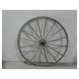 Vtg Wooden Wagon Wheel 40.5' See Info