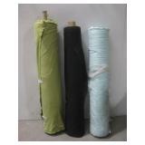 (3) Rolls Of fabric Approx. 10' x 56'