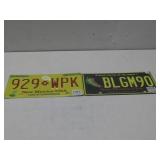 Two New Mexico License Plates