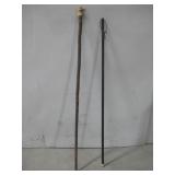Wooden Walking Sticks Largest 63' Tall