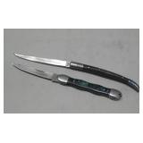 Two Folding Knives 8' & 9'