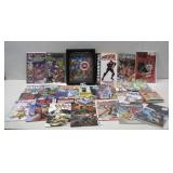3D Captain America Wall Art & Various Comics