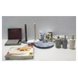 Various Marble Household Items Mortar & Pestles