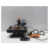 Heat Press Machine Powers On