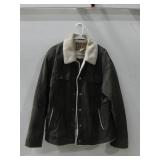 ' G ' By Graphite Vintage Lined Leather Jacket See
