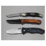 (3) Pocket Knives, Coast, Old Timer & More See