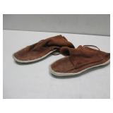Pair Of Native American Leather Moccasins See