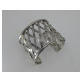 VTG Sterling Silver Abstract Bracelet 65.7Grams