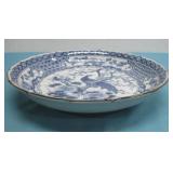 Signed Decorative Porcelain Plate 12.5' Diameter