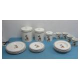Vtg Disney Mickey Mouse Dish Set