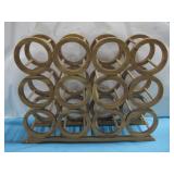 Wooden 12-Bottle Wine Rack 2' x 19' x 7'