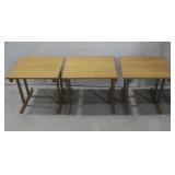 3- Wooden End Tables 18' x 16' x 16'
