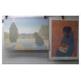 Two N/A Wall Art Prints 22' x 30'  See Info