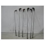 Assorted Vtg Ping Golf Clubs See info