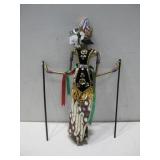 Vtg Indonesian Wayang Golek Style Rod Puppet