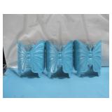 Three Metal Butterfly Outdoor Decor See Info