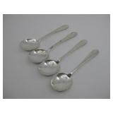 Four Sterling Silver Gorham Spoons Hallmark 165g