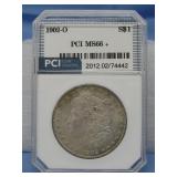 PCI Graded 1902-O Morgan Silver Dollar 90% Silver