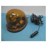 Amber Tone Tear Drop Beacon Light Untested