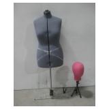 Adjustable Mannequin Dress Forms & Head See Info