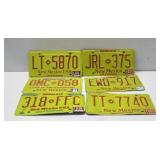 6 New Mexico License Plates
