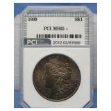 PCI Graded 1880 Morgan Silver Dollar 90% Silver