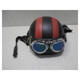 Vtg Style Motorcycle Helmet See Info