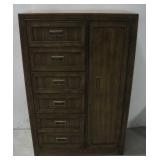 Vtg Wooden Six Drawer Wardrobe 36' x 54' x 18'