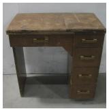 Vtg Wood Sewing Table 29.5' x 17' x 39' See Info