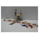 Two Signed Kachinas, N/A Style Wall Hanging & More