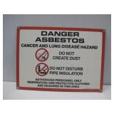 Metal Warning Sign 14' x 20'