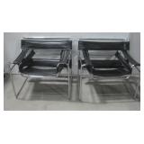 Two Wassily Style Chairs 31' x 26' x 22.5' See