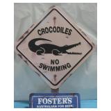 Metal Foster's Australian For Beer Sign See Info