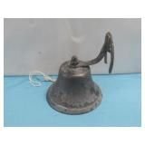 Vtg Metal Bell W/Horseshoe Hanger See Info