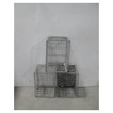 Three Wire Baskets/Crates See Info