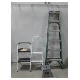 6' Werner Aluminum Ladder, Step Stools, Stool