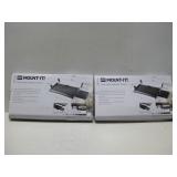 Two Mount It! Under Desk Keyboard Drawers