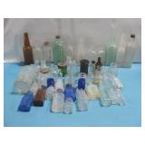 Assorted Vtg Glass Bottles See Info