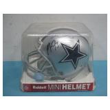 Signed Riddell NFL Cowboys Mini Helmet See Info