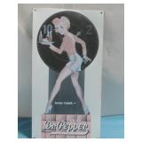 1998 Dr. Pepper Metal Advertising Sign 9' x 17'