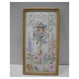 Vtg Cottage Garden Cross Stitch Kit 9.75' x 17.75'