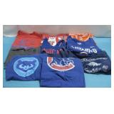 Assorted MLB Cubs & NFL Broncos Shirts Sz M & L