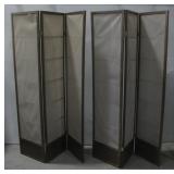 Two Vtg Room Dividers 51' x 70' See Info